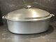 Plat De Cuisson Ovale Wagner Ware Sidney 268 Avec Couvercle Cocotte En Fonte 10 Litres