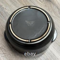 Pampered Chef Rockcrok faitout de 4 qt avec couvercle en verre noir envoi rapide