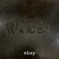 Plat à rôtir ovale en fonte Wagner Ware n°9 avec couvercle Dutch Oven #9 p/n 1289