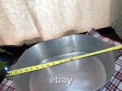 Plat de cuisson néerlandais avec couvercle VTG Wagner Ware Magnalite Sidney O 4269 en excellent état