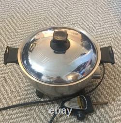 Poêle électrique vintage Rena-Ware à noyau liquide. Testée.