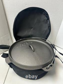 Poignée de cocotte Wenzel 1887, couvercle et capot en fonte, 12 pouces néerlandaise