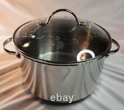 Princesse Maison Héritage Couvercle en acier inoxydable prêt à l'induction 6 Qt Cocotte