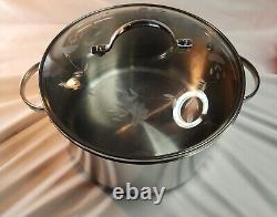 Princesse Maison Héritage Couvercle en acier inoxydable prêt à l'induction 6 Qt Cocotte