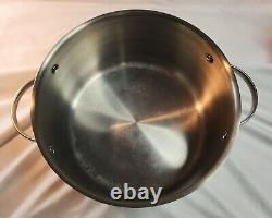 Princesse Maison Héritage Couvercle en acier inoxydable prêt à l'induction 6 Qt Cocotte