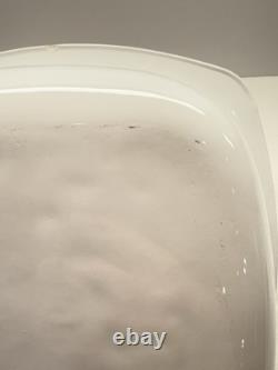 RARE CorningWare vintage noir Starburst cocotte en fonte de 4 pintes P-34-B avec couvercle Atomic