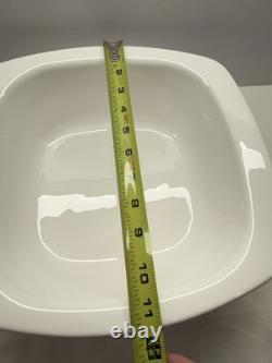RARE CorningWare vintage noir Starburst cocotte en fonte de 4 pintes P-34-B avec couvercle Atomic