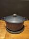Rare Le Creuset 7,25 Qt Cocotte Ronde En Fonte Émaillée Bleu Nuit #28