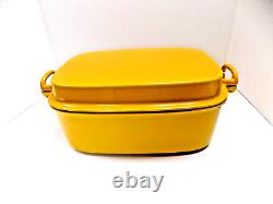 Rare MCM Dansk Belgique IHQ Fonte Émaillée Rôtissoire Casserole Néerlandaise avec Couvercle