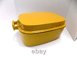 Rare MCM Dansk Belgique IHQ Fonte Émaillée Rôtissoire Casserole Néerlandaise avec Couvercle