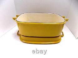 Rare MCM Dansk Belgique IHQ Fonte Émaillée Rôtissoire Casserole Néerlandaise avec Couvercle