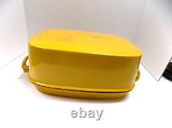 Rare MCM Dansk Belgique IHQ Fonte Émaillée Rôtissoire Casserole Néerlandaise avec Couvercle