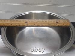 Rena Ware Faitout Électrique 3Qt en Acier Inoxydable, Cuisinière à Feu Doux, Casserole à Noyau Liquide avec Couvercle