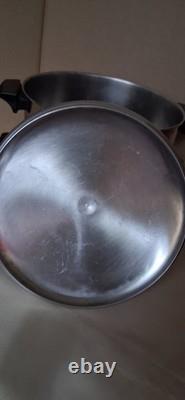 Revere Ware faitout en cuivre de 6 pintes avec insert vapeur et couvercle