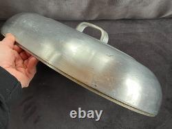 Rôtissoire Vintage MAGNALITE 17 Qt 4269 avec couvercle fissuré mais réparé FRANKENPOT À lire