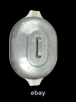 Rôtissoire Vintage Wagner Ware Magnalite 4265-8 Qt. Casserole en aluminium avec trépied