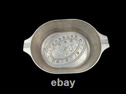 Rôtissoire Vintage Wagner Ware Magnalite 4265-8 Qt. Casserole en aluminium avec trépied