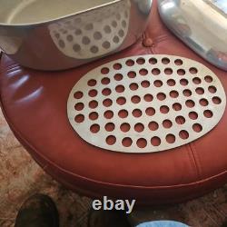 Rôtissoire Vintage Wagner Ware Sidney O Magnalite 4265-P 8 Qt avec trivet et couvercle