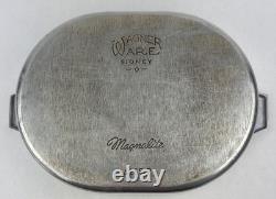 Rôtissoire Vintage Wagner Ware Sidney O Magnalite 8qt avec couvercle 4265 P Casserole