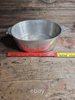 Rôtissoire Vintage Wagner Ware Sydney-O Magnalite Rôtissoire Four en Acier Inoxydable