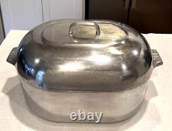Rôtissoire à dinde Vintage Wagner Ware Sidney-0-Magnalite 4269 avec grille 17 QT
