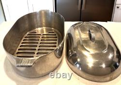 Rôtissoire à dinde Vintage Wagner Ware Sidney-0-Magnalite 4269 avec grille 17 QT