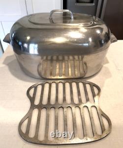 Rôtissoire à dinde Vintage Wagner Ware Sidney-0-Magnalite 4269 avec grille 17 QT