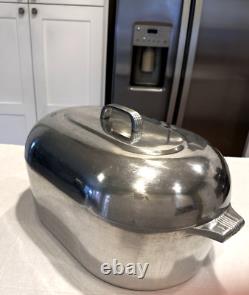 Rôtissoire à dinde Vintage Wagner Ware Sidney-0-Magnalite 4269 avec grille 17 QT