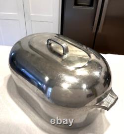 Rôtissoire à dinde Vintage Wagner Ware Sidney-0-Magnalite 4269 avec grille 17 QT