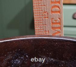 Rôtissoire en fonte ancienne GT Glascock & Son avec pieds et support sans couvercle