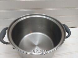 Royal Prestige 4 Qt Kitchen Charm T304 Stainless Stockpot Dutch Oven Fry Pan Lid<br/> 
<br/>	Traduction en français : 	 <br/>   Royal Prestige 4 Qt Cuisine Charme T304 Acier Inoxydable Marmite Stockpot Dutch Oven Fry Pan Lid