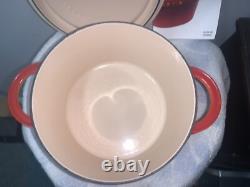 STAUB Basix Cocotte avec Couvercle en Fonte Émaillée #18 ORANGE 2 QT France NEUF