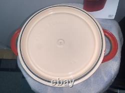 STAUB Basix Cocotte avec Couvercle en Fonte Émaillée #18 ORANGE 2 QT France NEUF