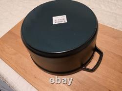STAUB Cocotte ronde en fonte, 7 qt, noire