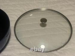 STAUB Le Grande Cocotte en Fonte Émaillée de 7,4 Litres avec Couvercle, Bleue, NEUVE