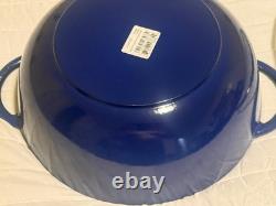 STAUB Le Grande Cocotte en Fonte Émaillée de 7,4 Litres avec Couvercle, Bleue, NEUVE