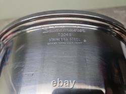 Saladmaster Marmite de 7 qt en acier inoxydable chirurgical T304, cocotte en fonte, poêle à frire et sauter avec couvercle
