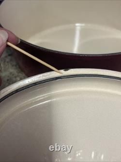 Staub #27 Faitout en Fonte Rouge 4 QT avec Poignée en Coq Fabriqué en France