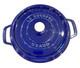 Staub La Cocotte &ndash; Cocotte Ronde En Fonte &eacute;maill&eacute;e Bleue, 24 Cm, 4 Qt, France