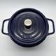 Staub La Cocotte En Fonte Émaillée N°22 Bleue 8 1/2 France