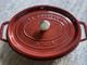Staub La Cocotte N&deg;29, Cocotte Ovale En Fonte &eacute;maill&eacute;e Rouge De 4 Qt / Faitout Hollandais