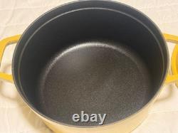 Staub cocotte ronde en fonte 4 qt, Citron