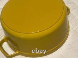 Staub cocotte ronde en fonte 4 qt, Citron