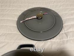 Staub en fonte, 5 qt, rond, cocotte, ensemble empilable de 4 pièces