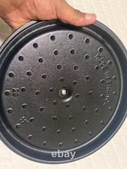 Staub en fonte 7 qt, ronde, cocotte, Grenadine