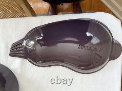 Tout nouveau Le Creuset Aubergine 5 litres Cocotte Hollandaise RARE Discontinué