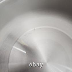 Townecraft Chefs Ware 6 Qt EXCELLENT! Faitout en acier inoxydable T-304 à 5 couches + couvercle DOME