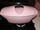 Vintage Le Creuset - Faitout En Fonte émaillée Rose De 3,5 Qt Avec Couvercle