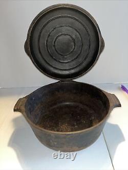VTG Antique Griswold No 8 Petit Block Logo 2568 Dutch Oven Hinge Lid 		
<br/>  <br/>	(Note: 'VTG' stands for 'Vintage' in English)