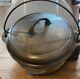 Vtg Griswold #8 Faitout En Fonte Grand Bloc 1278 Couvercle 1288 Sans Oscillation